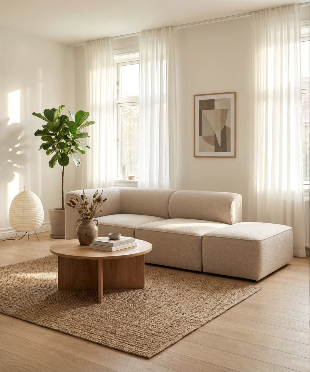 Paragraph 3 personers open-end sofa, 225cm