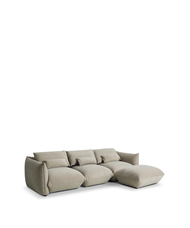 Puffy sofa - 4 personers chaiselong