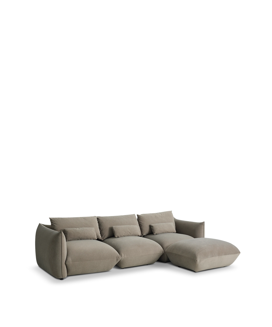 Puffy sofa - 4 personers chaiselong