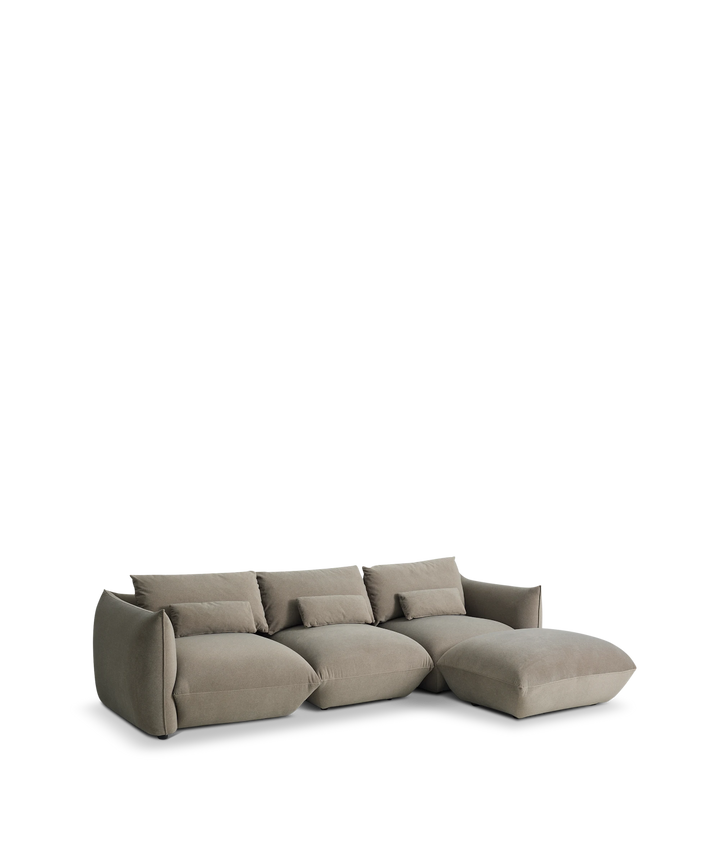 Puffy sofa - 4 personers chaiselong