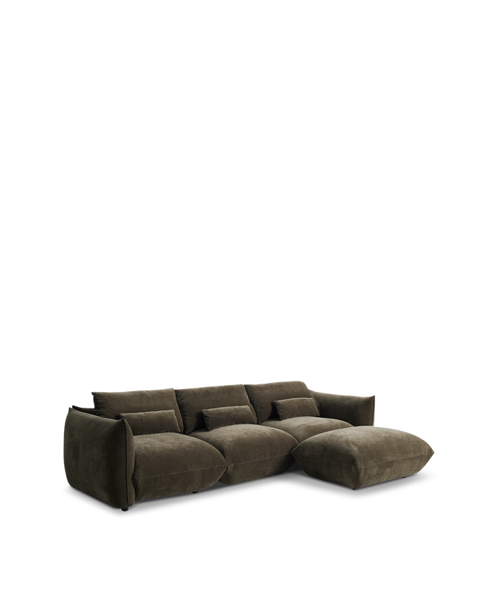 Puffy sofa - 4 personers chaiselong