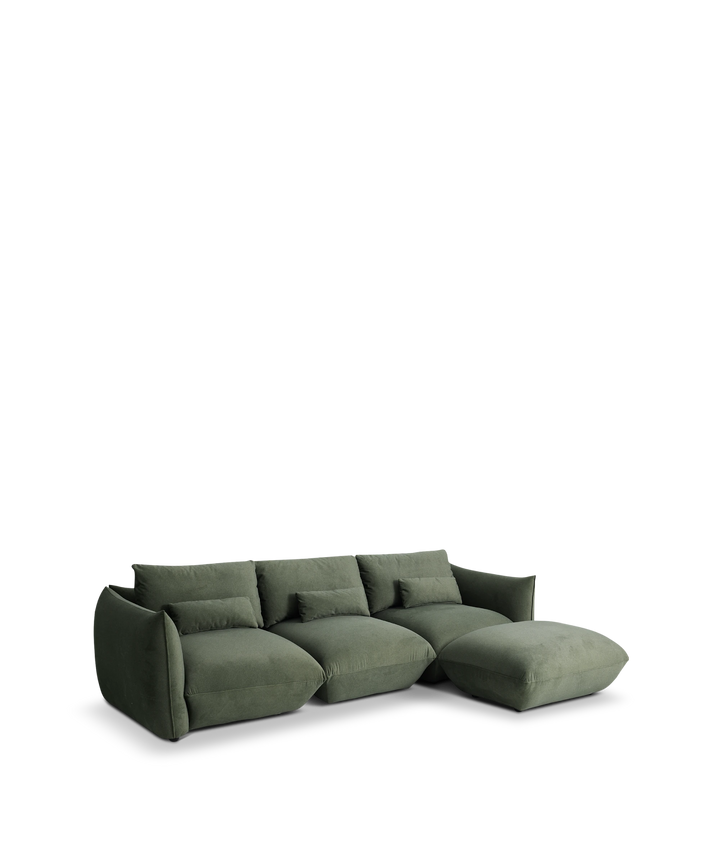 Puffy sofa - 4 personers chaiselong