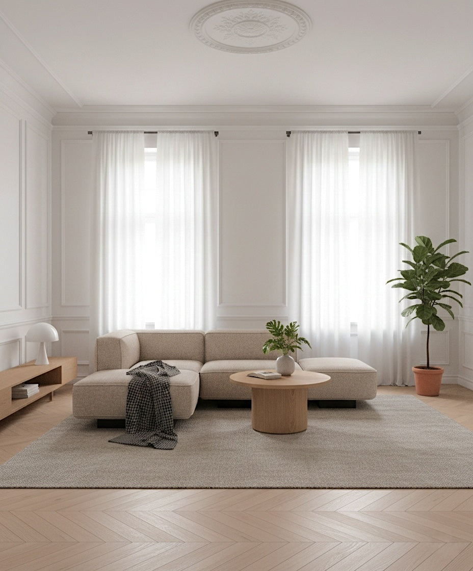 Utopia Sofa - 3 personers open end m. chaiselong 246cm