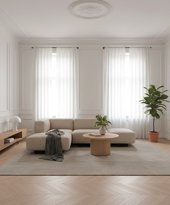 Utopia Sofa - 3 personers open end m. chaiselong 246cm