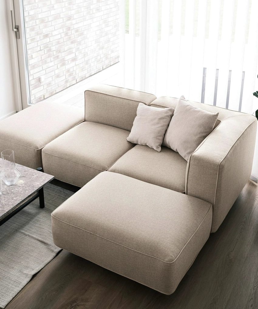 Utopia Sofa - 2,5 personers open end m. chaiselong 222cm