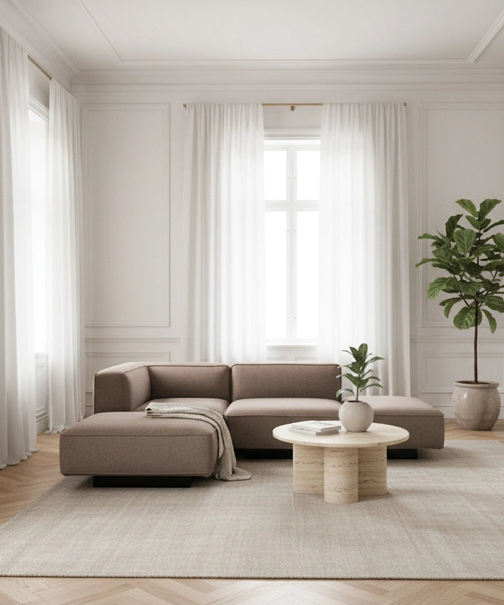 Utopia Sofa - 3 personers open end m. chaiselong 246cm