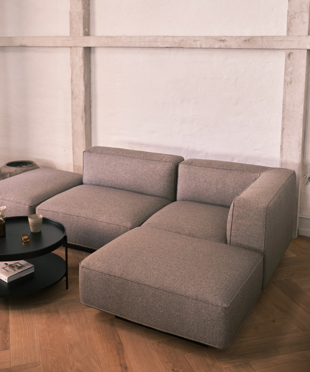 Utopia Sofa - 3 personers open end m. chaiselong 246cm