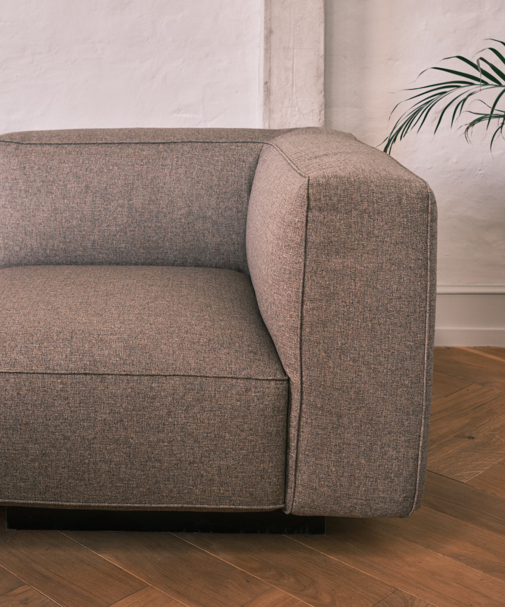 Utopia Sofa - hjørnemodul, Farve Nordic Weave 07 Golden Grey #farve_nordic-weave-07-golden-grey
