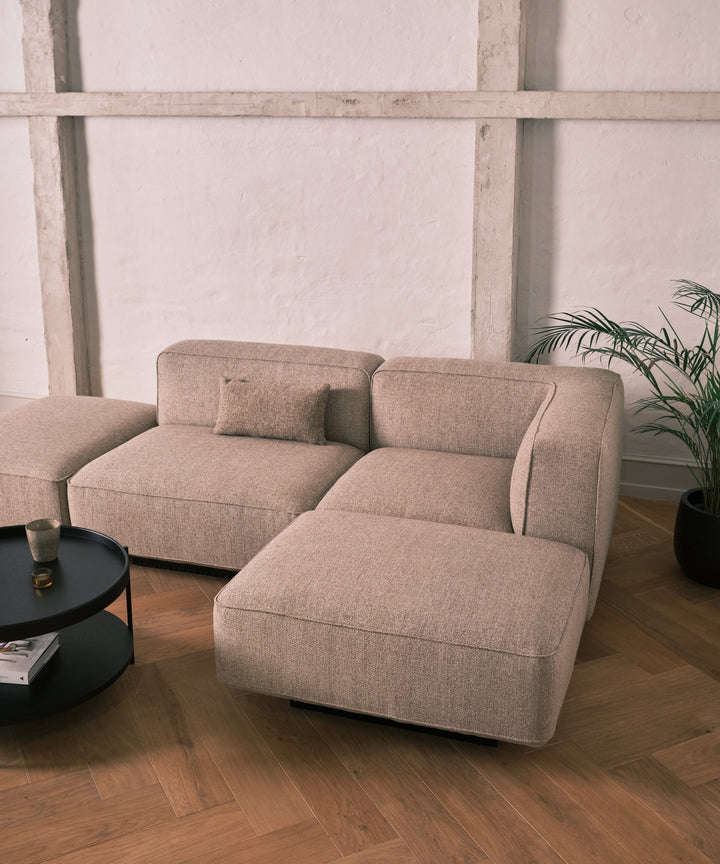 Utopia Sofa - 3 personers open end m. chaiselong 246cm