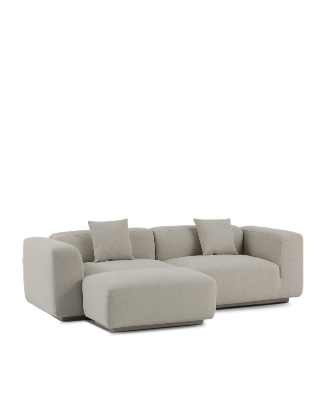 Beluga 3 personers chaiselong sofa, 240cm