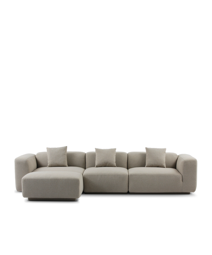 Beluga 4,5 personers chaiselong sofa, 318cm