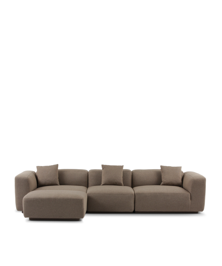 Beluga 4,5 personers chaiselong sofa, 318cm