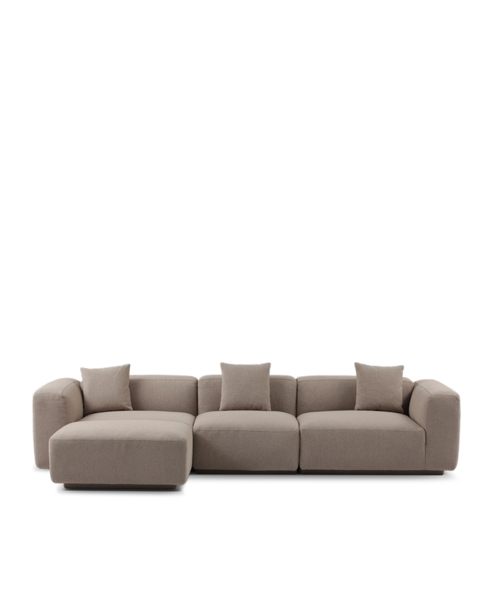 Beluga 4,5 personers chaiselong sofa, 318cm