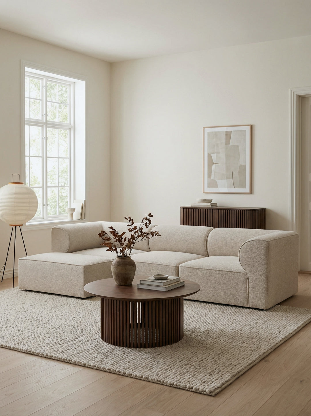 Paragraph 3,5 personers chaiselong sofa, 265cm