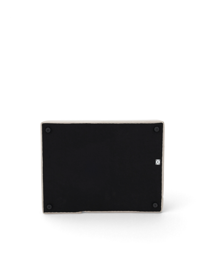 Paragraph XL Open-end 130x99cm, bund med beslag #farve_nordic-weave-23-dark-beige