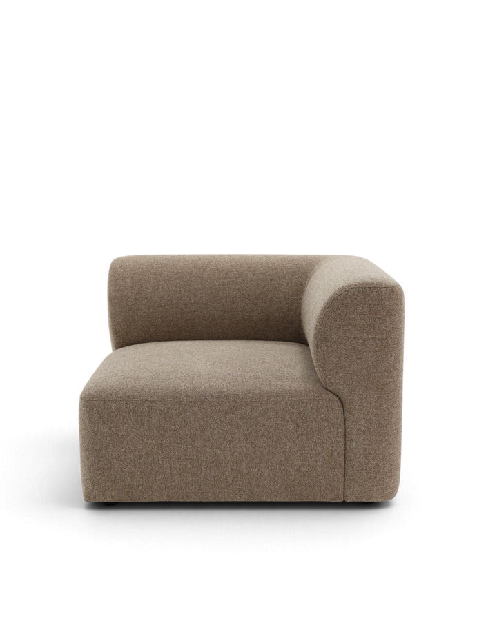 Paragraph XL hjørnemodul 99x99cm, Farve Indiana 18 darke beige #farve_indiana-18-dark-beige
