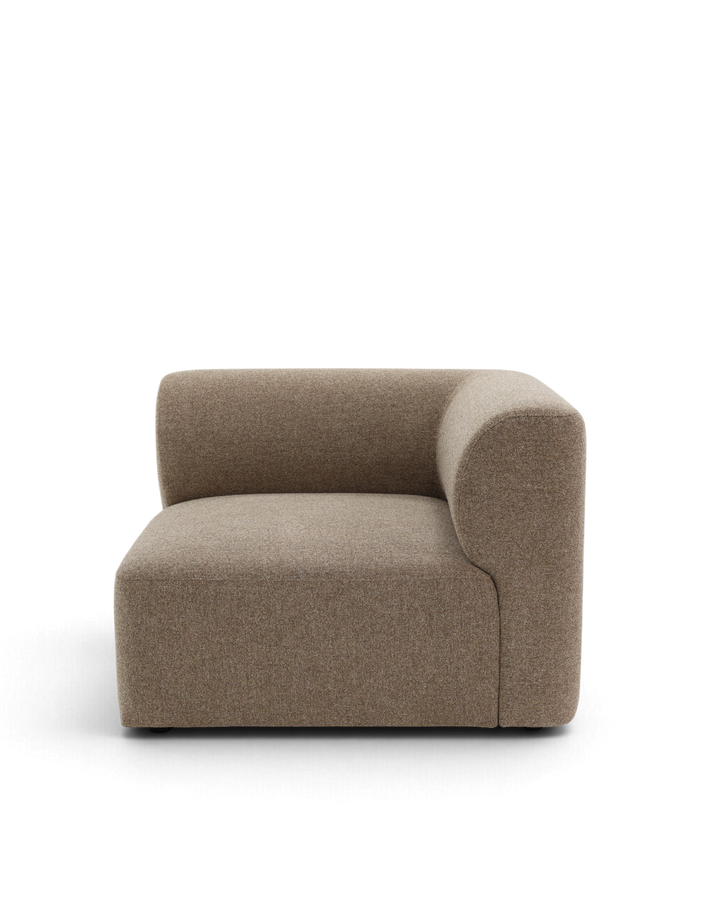 Paragraph XL hjørnemodul 99x99cm, Farve Indiana 18 darke beige #farve_indiana-18-dark-beige