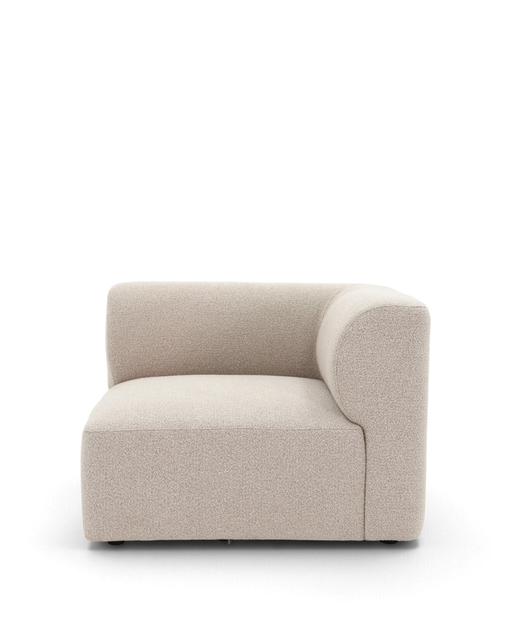 Paragraph hjørnemodul 99x99cm, Farve Loop 03 Greige #farve_loop-03-greige