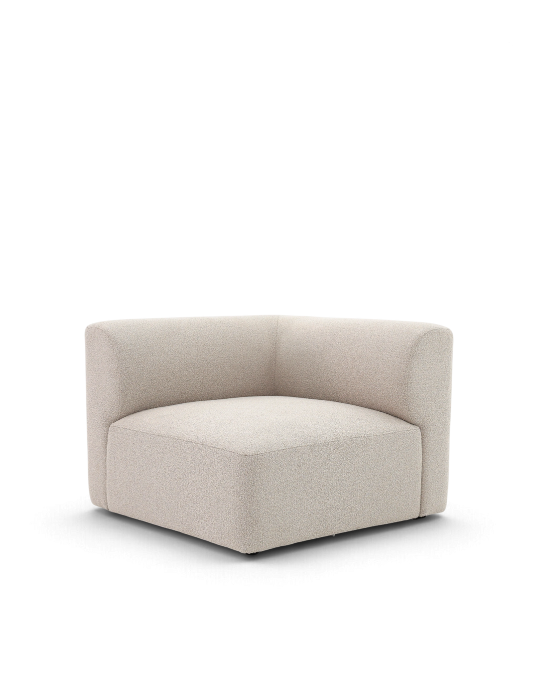 Paragraph hjørnemodul 99x99cm, Farve Loop 03 Greige #farve_loop-03-greige