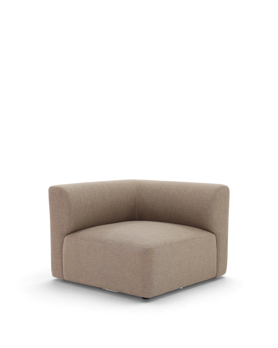 Paragraph XL hjørnemodul 99x99cm, Farve Nordic weave 23 Dark beige #farve_nordic-weave-23-dark-beige