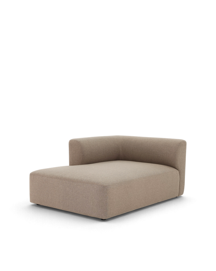 Paragraph XL chaiselongmodul 110x160cm, Farve Nordic weave 23 Dark beige #farve_nordic-weave-23-dark-beige