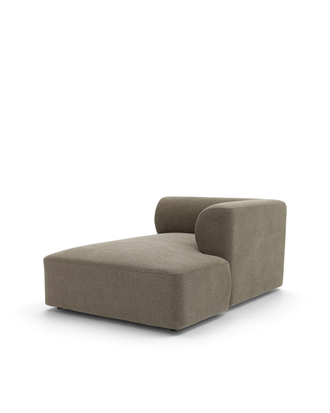 Paragraph XL chaiselongmodul 110x160cm, Farve Cube 10 brown #farve_cube-10-brown-smudsafvisende