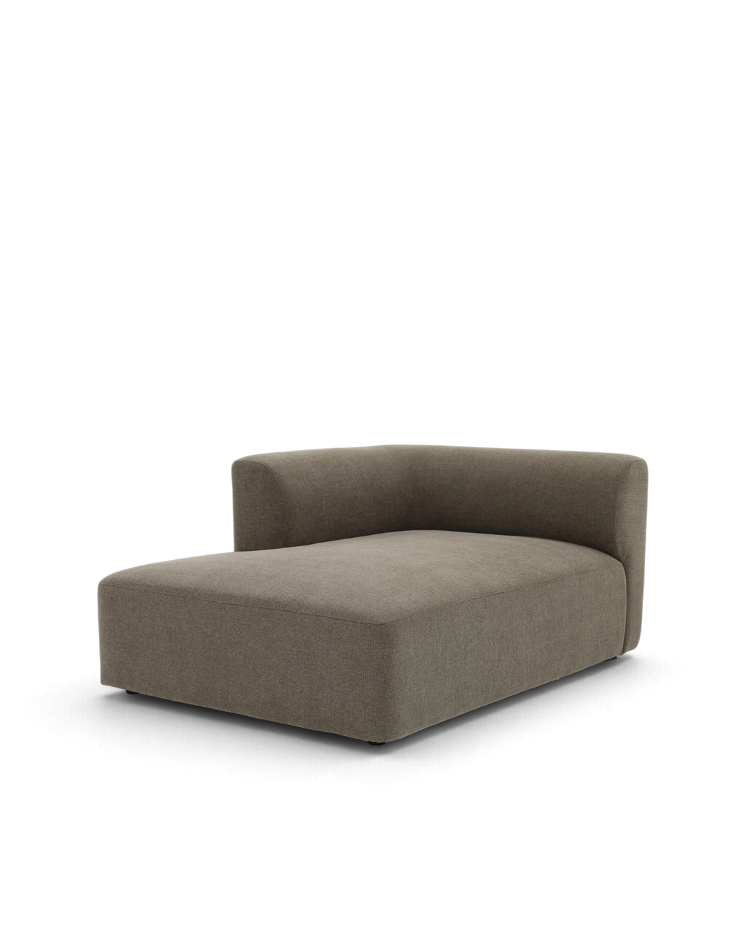 Paragraph XL chaiselongmodul 110x160cm, Farve Cube 10 brown #farve_cube-10-brown-smudsafvisende