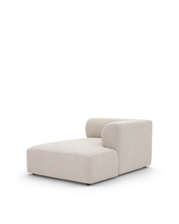 Paragraph XL chaiselongmodul 110x160cm, Farve Cube 12 light beige #farve_cube-12-light-beige-smudsafvisende