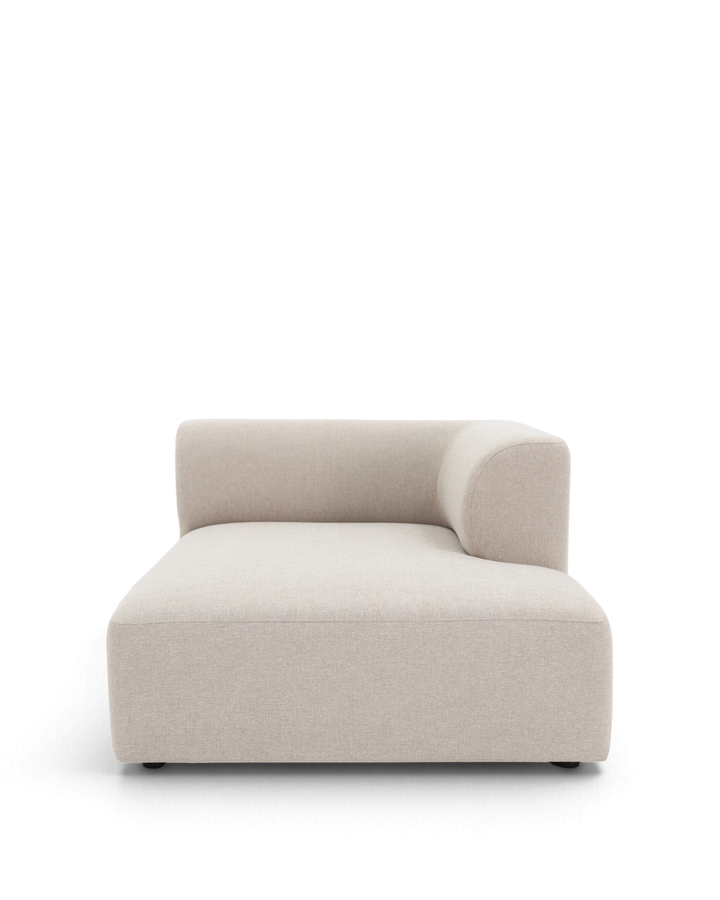 Paragraph XL chaiselongmodul 110x160cm, Farve Cube 12 light beige #farve_cube-12-light-beige-smudsafvisende