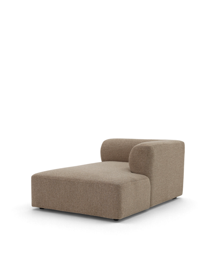 Paragraph XL chaiselongmodul 110x160cm, Farve Indiana 18 darke beige #farve_indiana-18-dark-beige