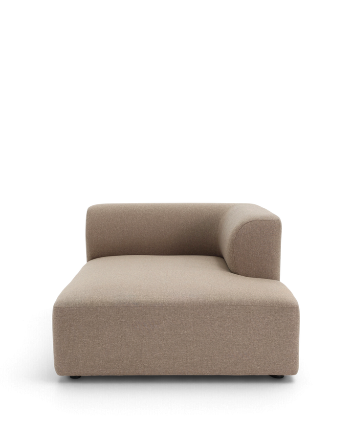 Paragraph XL chaiselongmodul 110x160cm, Farve Nordic weave 23 Dark beige #farve_nordic-weave-23-dark-beige