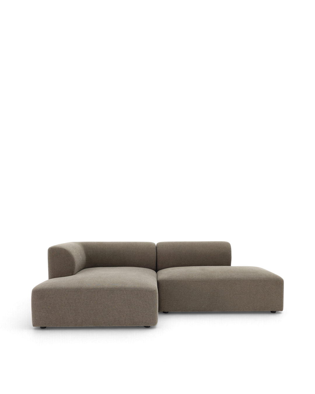 Paragraph XL chaiselong open-end sofa 240cm, Farve Dube 10 Brun #farve_cube-10-brown-smudsafvisende