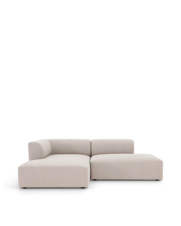 Paragraph XL chaiselong open-end sofa 240cm,  Farve Cubee 12 Light beige #farve_cube-12-light-beige-smudsafvisende