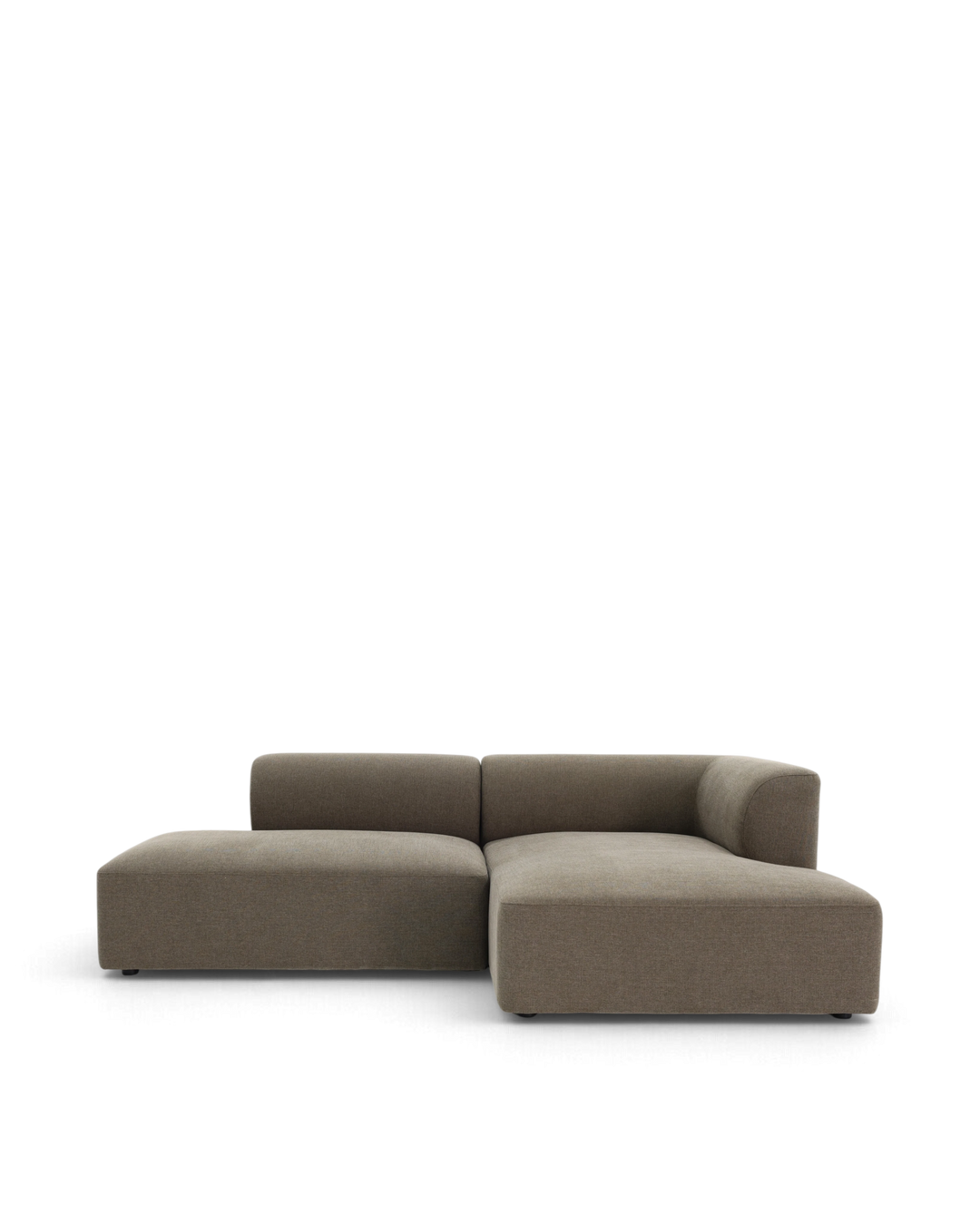 Paragraph XL chaiselong open-end sofa 240cm, Farve Dube 10 Brun #farve_cube-10-brown-smudsafvisende