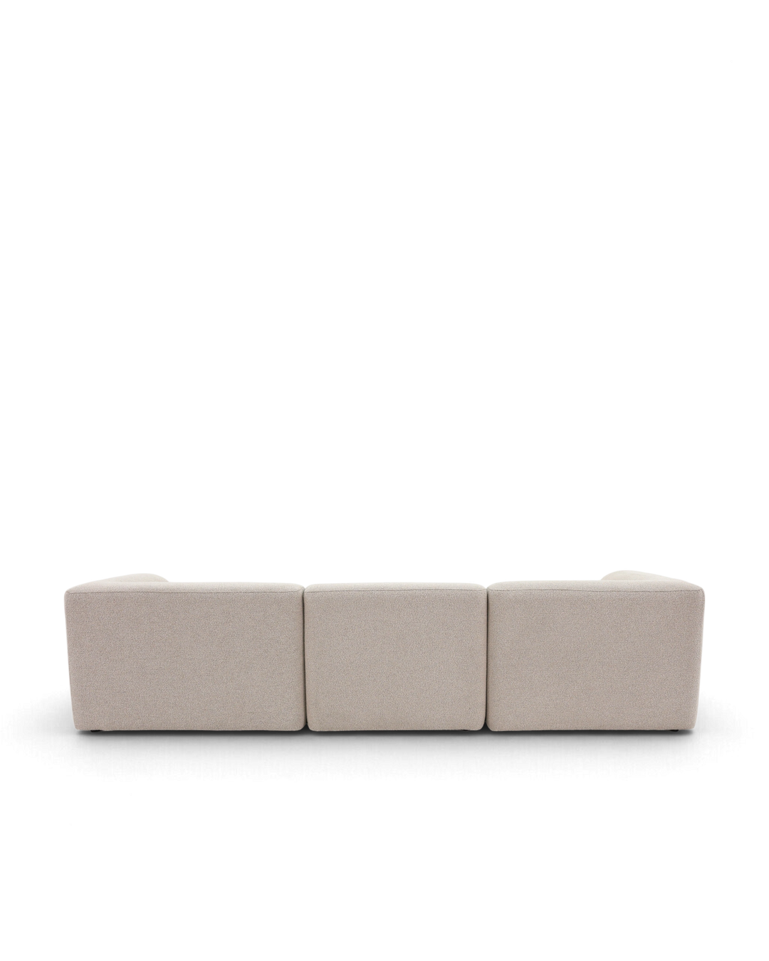 Paragraph XL chaiselong sofa med flytbar puf 266cm Farve Loop 03 Greige #farve_loop-03-greige