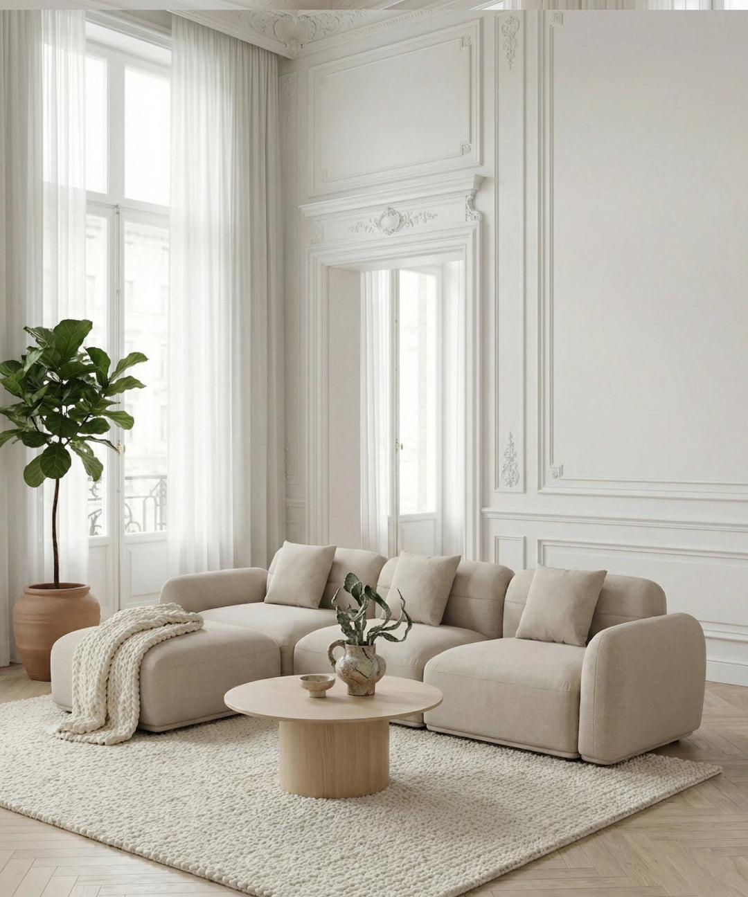 Macaron - Chaiselong sofa 300cm