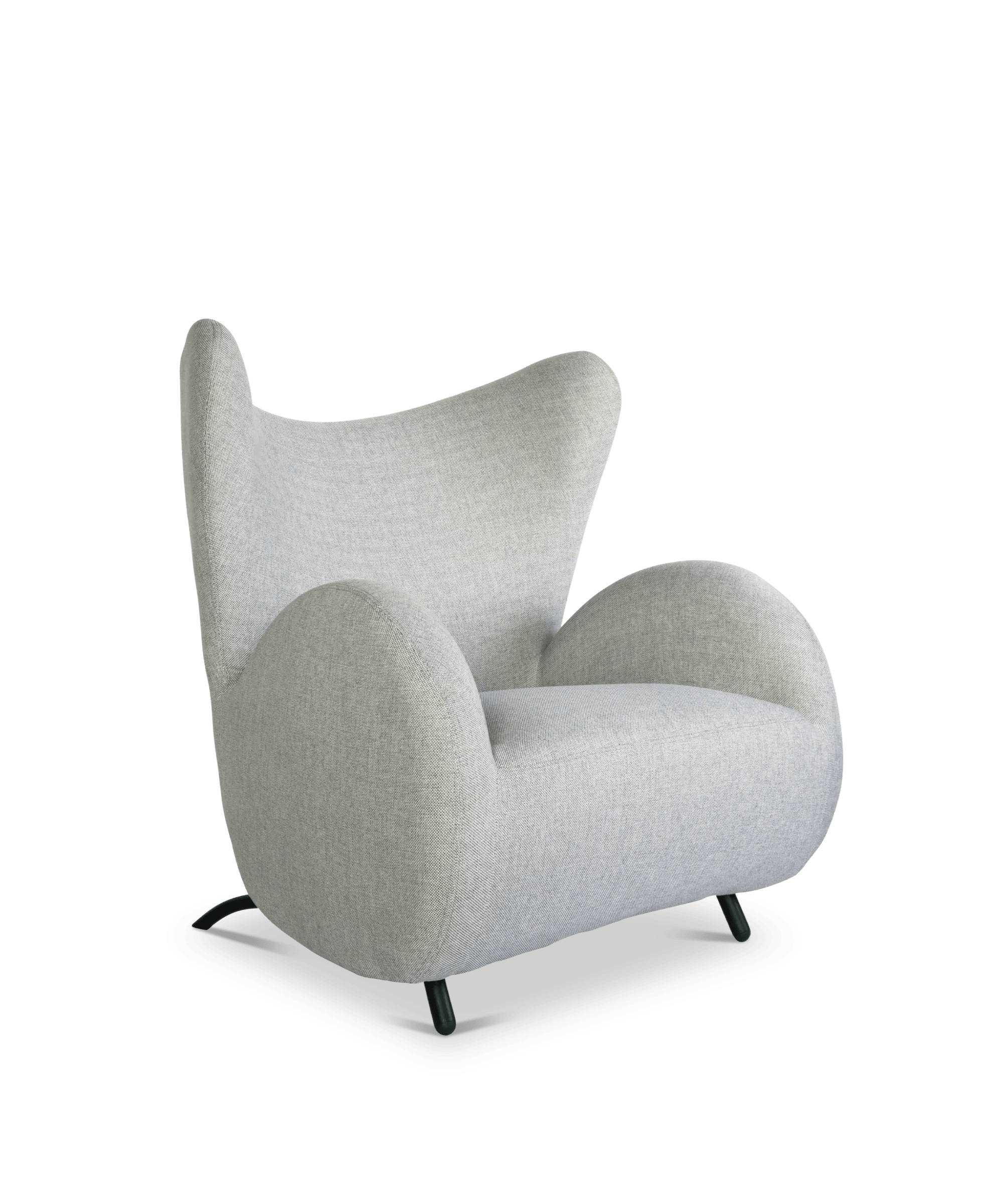 Big Buffalo armchair, light grey