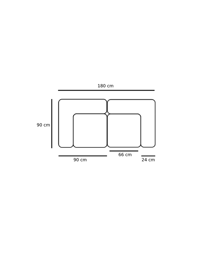 Utopia Sofa - 2,5 personer