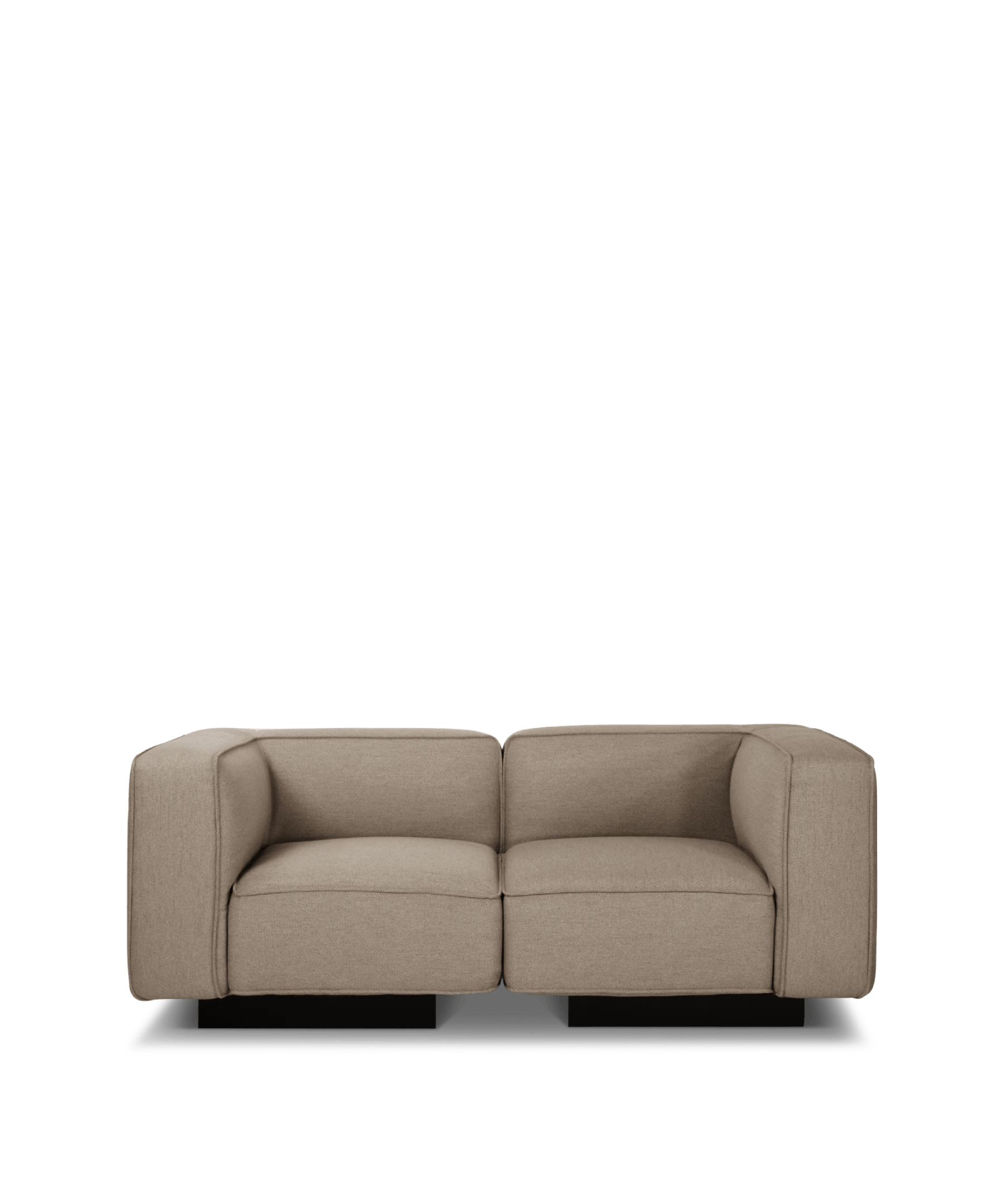 Utopia 2,5 personer sofa med sokkel og kasse design