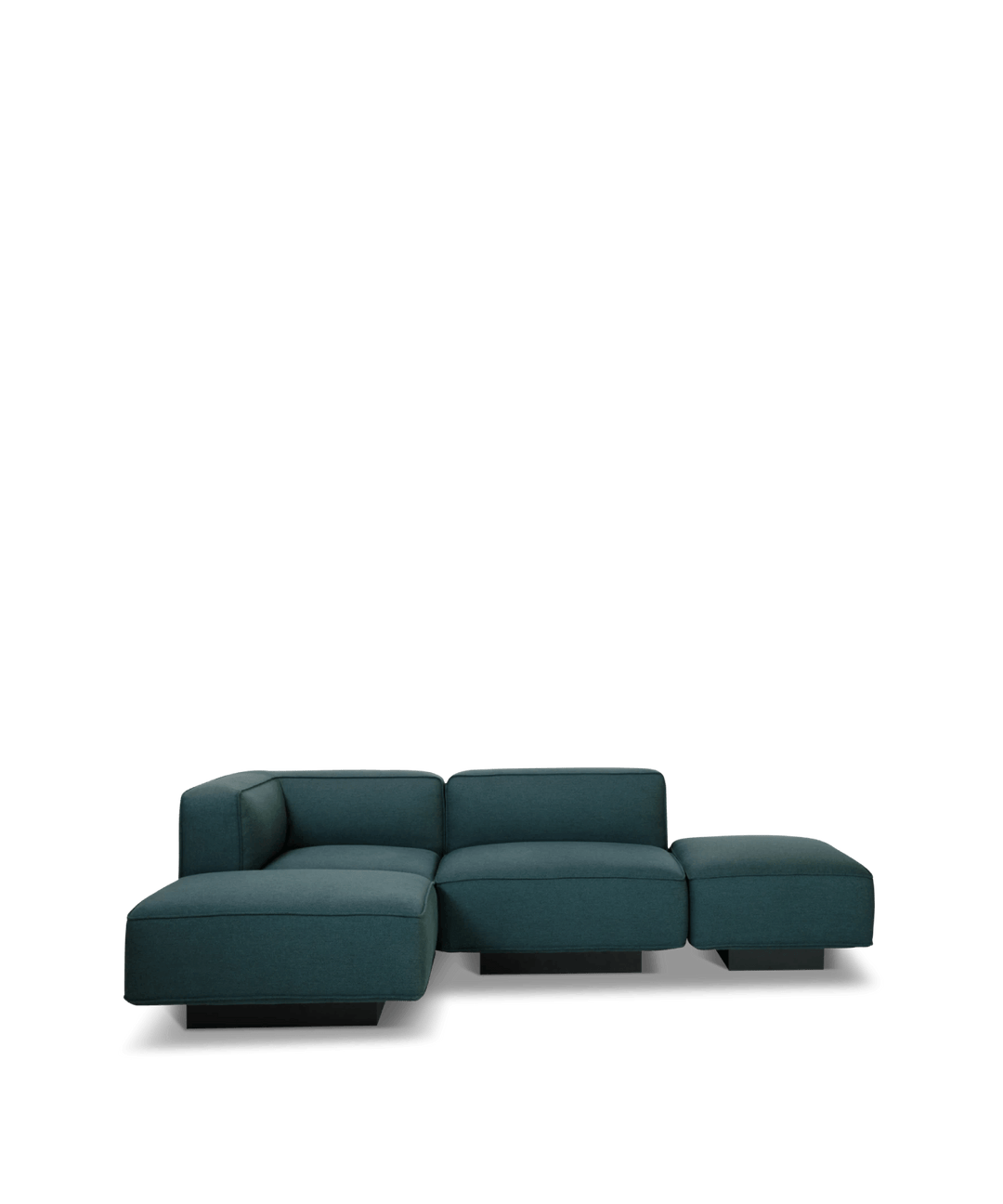 Open end sofa på sokkefod I bokset design - fra Njordec